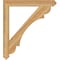 Ekena Millwork Olympic Arts & Crafts Rough Sawn Bracket, Western Red Cedar, 4"W x 36"D x 40"H BKT04X36X40OLY03RWR - alternate 4